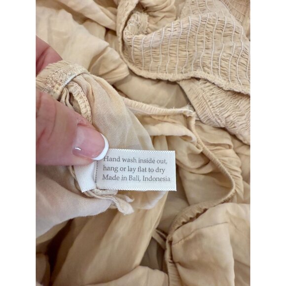 NEW Indah Julie Solid Ruched Bodice Cutaway Maxi Dress NWOT- Size M - Picture 11 of 11